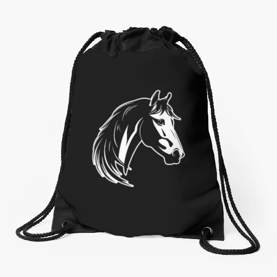 Horse Equine Pony Drawstring Bags