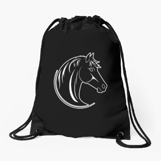 Horse Equine Pony Drawstring Bags