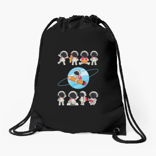 WINKYES - Funny Astronauts Drawstring Bags