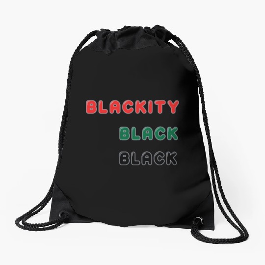 Blackity Black Black Drawstring Bags