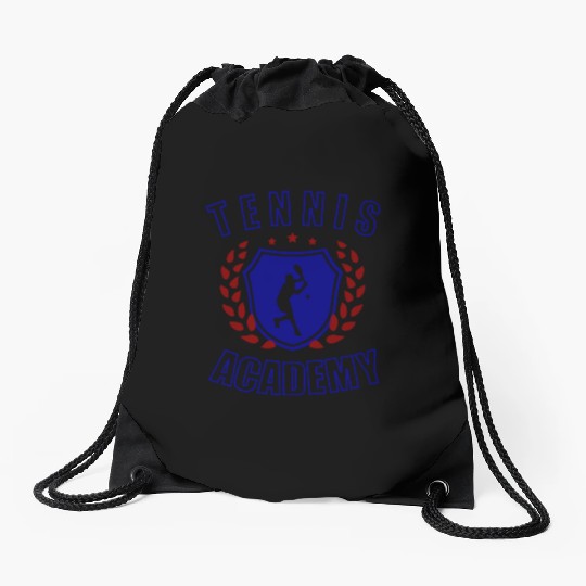 Tennis Academy Drawstring Bags