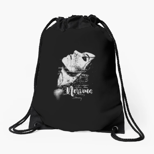 Y2k Aesthetic Grunge - Nervous Drawstring Bags