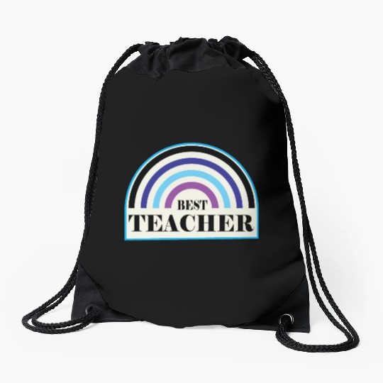 Best Teacher Design for Teacher Apreciation Gifts Drawstring Bags