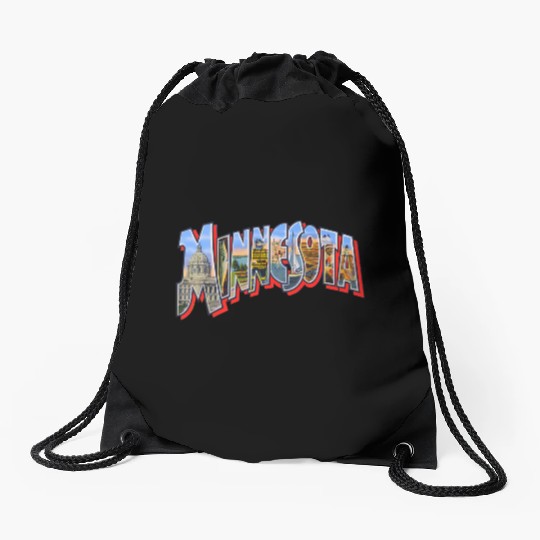 Minnesota Mn Drawstring Bags