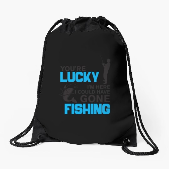 Fishing special Drawstring Bags
