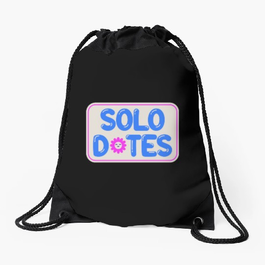 Solo Dates Self Love hippie Drawstring Bags