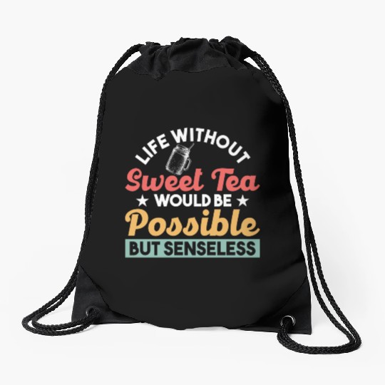 Southern Country Ice Tea Tea Lover Sweet Tea Drawstring Bags