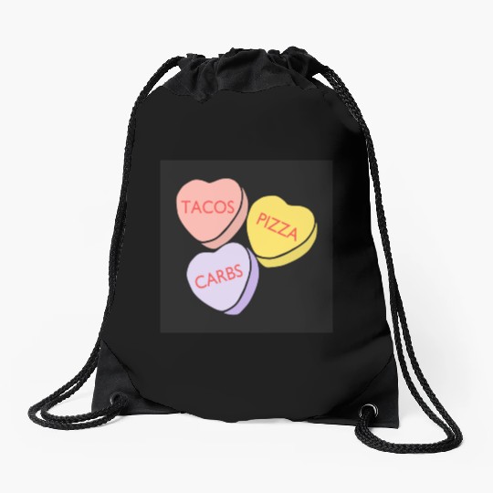 FRONTARTFunny Conversation Hearts Candy Drawstring Bags