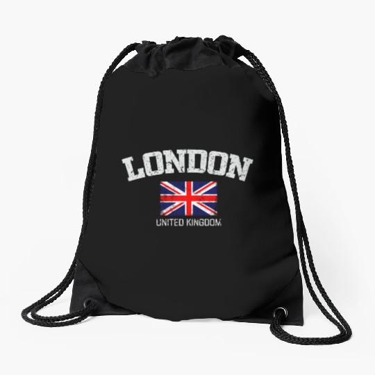 London England United Kingdom Drawstring Bags