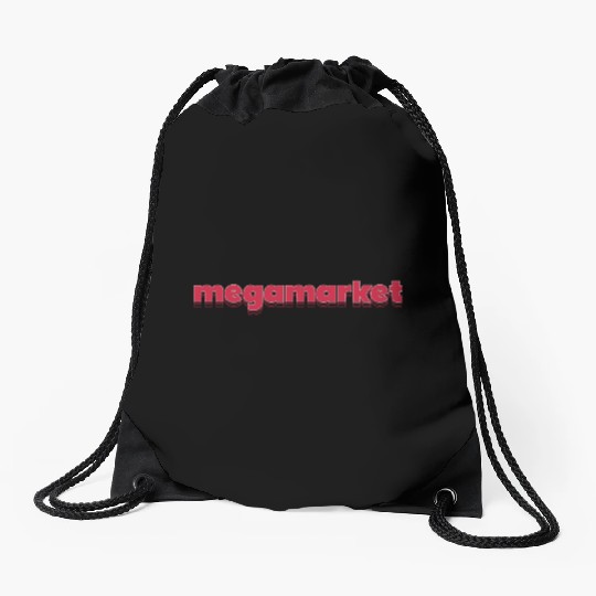 DESIGNMega Market 90s Tennessee Grocery Store Copy Drawstring Bags