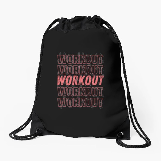 Workout | Fitness | Exercise | GYM | Health lover Drawstring Bags