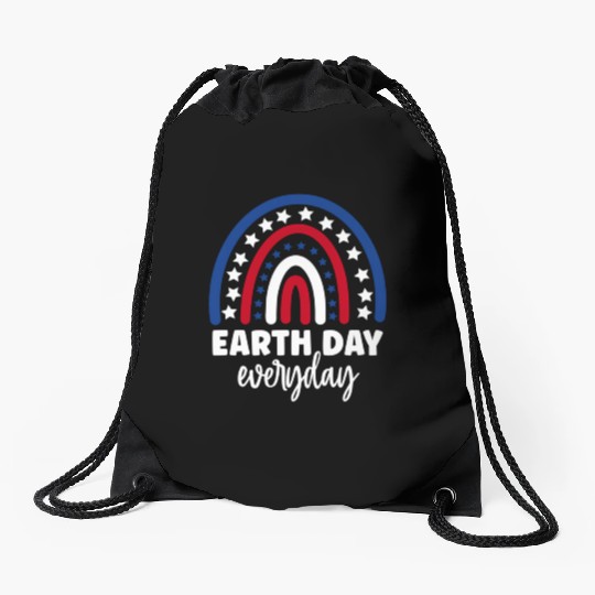 Earth Day Drawstring Bags