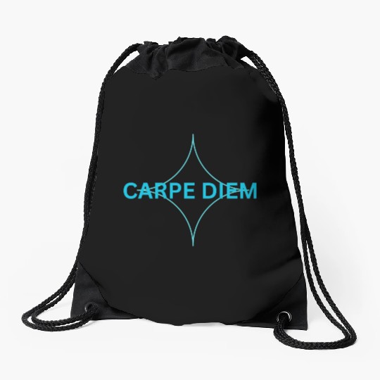 "Carpe Diem Drawstring Bags: Seize the Day in Style!"