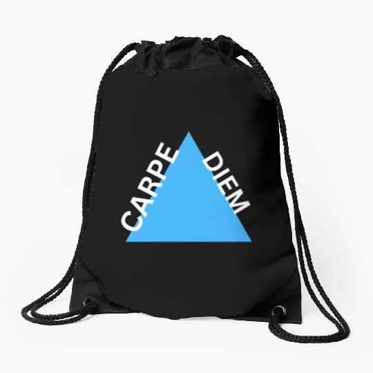 "Carpe Diem Drawstring Bags: Seize the Day in Style!"