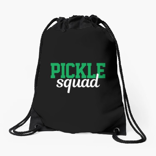 Pickle nature Drawstring Bags