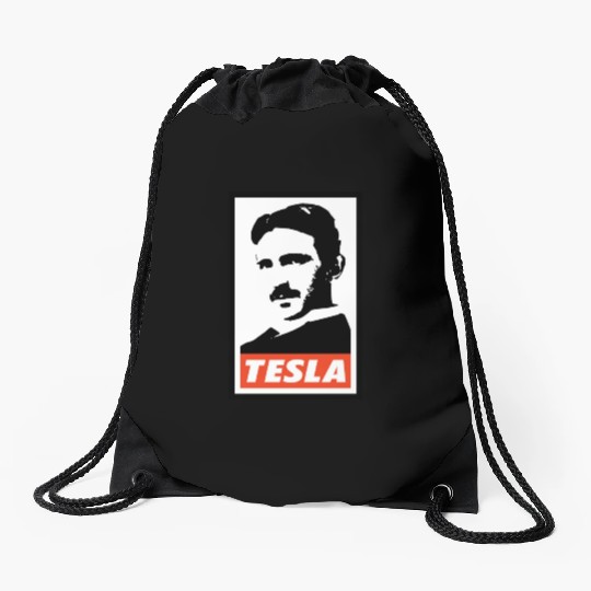 Nikola Tesla Drawstring Bags