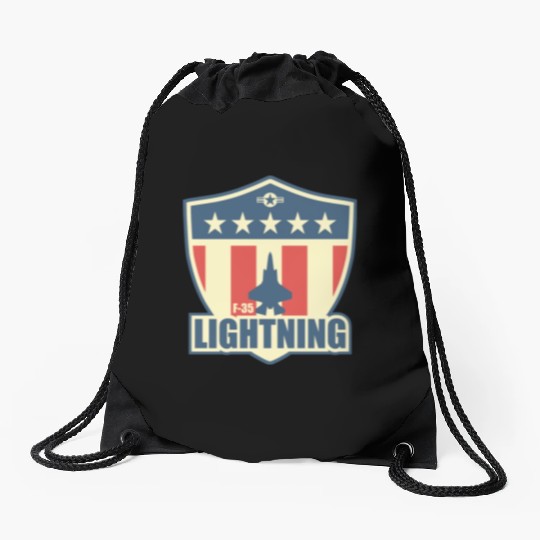 F35 Lightning boy Copy Copy Drawstring Bags