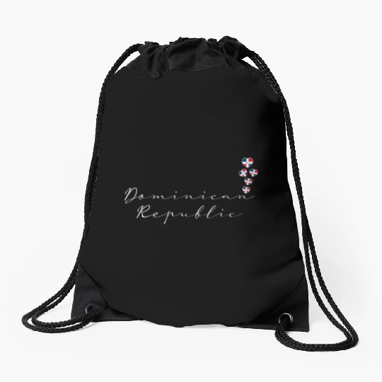 Dominican Republic Drawstring Bags