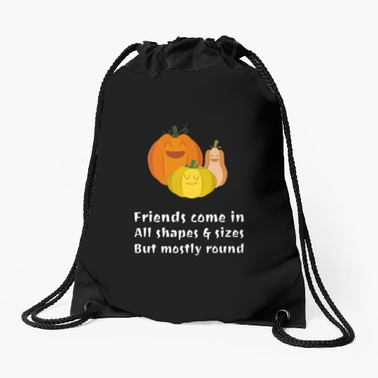 Halloween Vegetable Friends Drawstring Bags