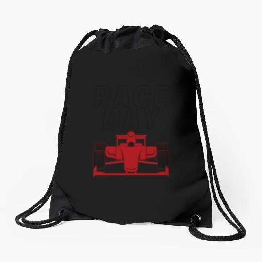 Race Day tumblr Drawstring Bags