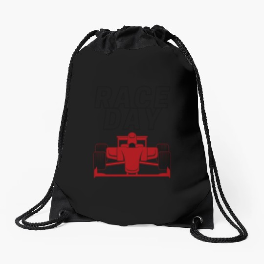 Race Day tumblr Drawstring Bags