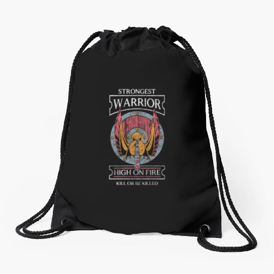Thor Valhalla Asgard Symbols Drawstring Bags