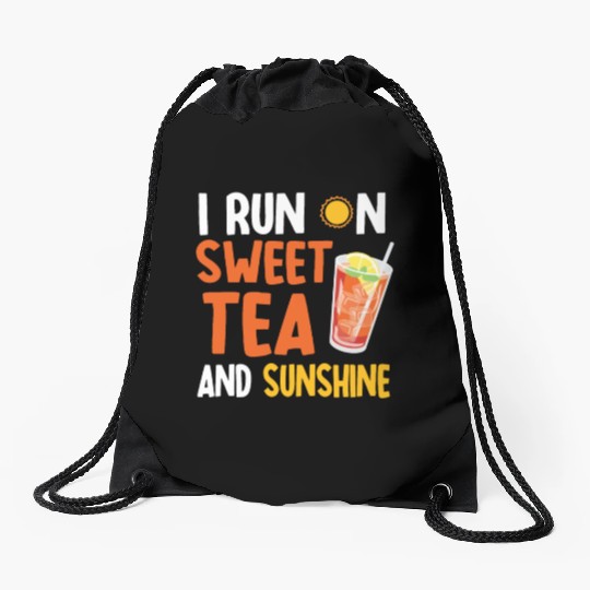 Sweet Tea And Sunshine Drawstring Bags