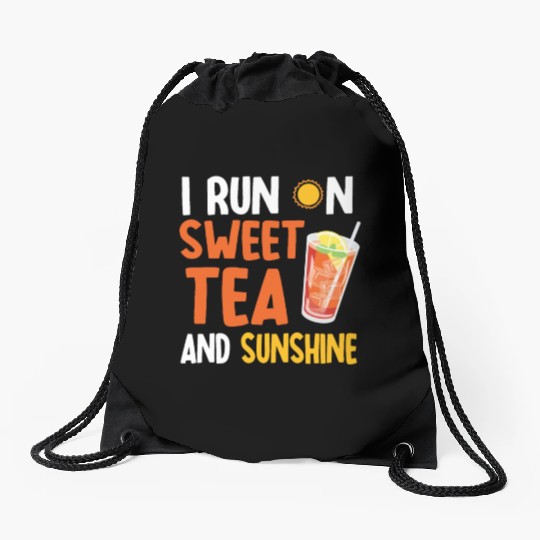 Sweet Tea And Sunshine Drawstring Bags