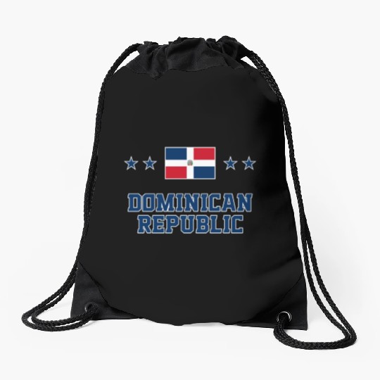 Dominican Republic Drawstring Bags