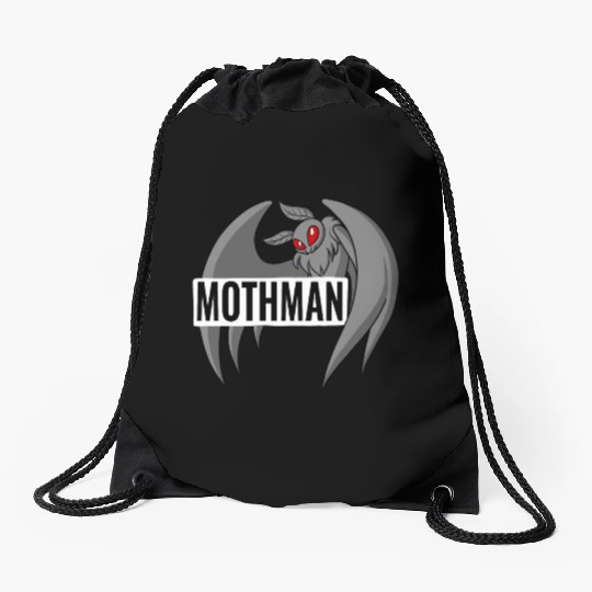 Mothman Drawstring Bags