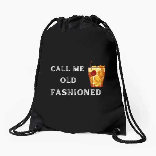 Call Me Old Fashioned Drawstring Bags