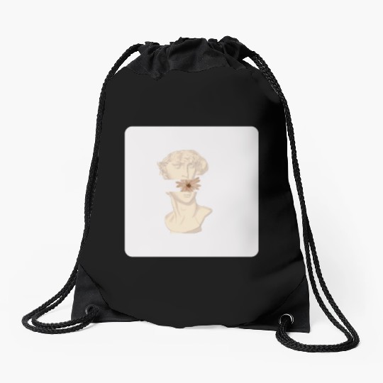 Aesthetic Statue Drawstring Bags