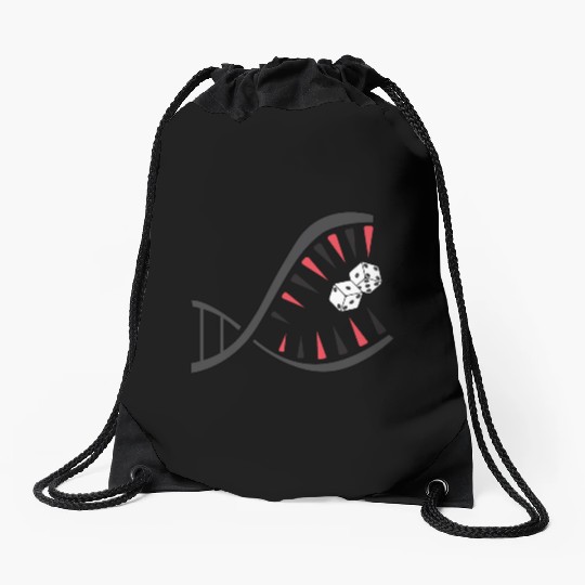 Backgammon DNA Piranha - Unique Board Game Design Drawstring Bags