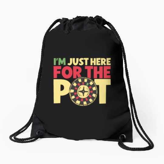 Poker Casino Poker Player Gambling Roulette Drawstring Bags