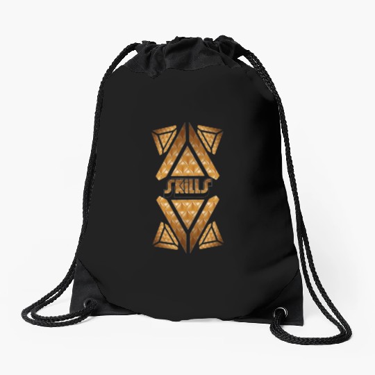 golden retriever Drawstring Bags