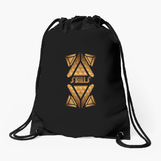 golden retriever Drawstring Bags