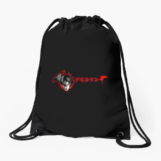 Devilman Crybaby classic Drawstring Bags