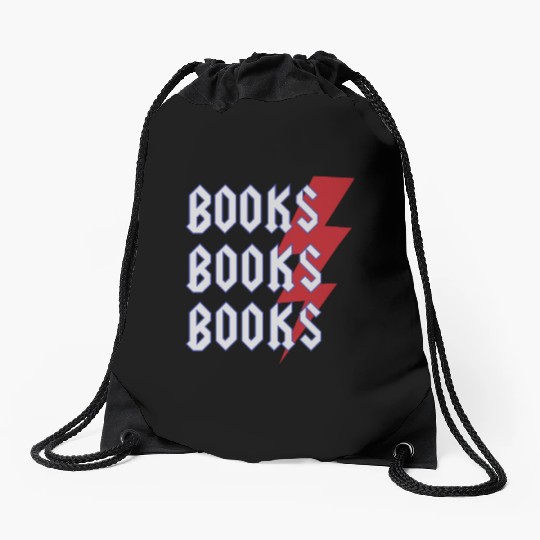 Reading Teacher Cool Books Thunderbolt Men Women Drawstring Bags