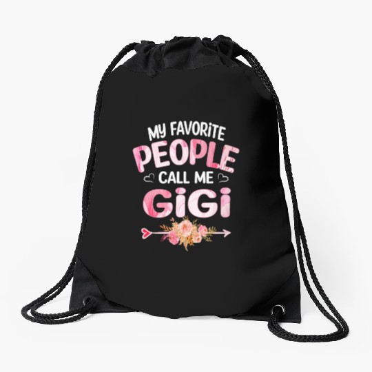 My People Call Me Gigi Drawstring Bags