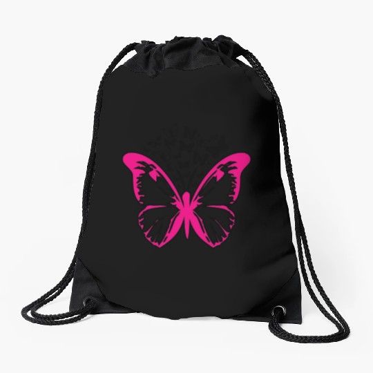 Butterfly Drawstring Bags