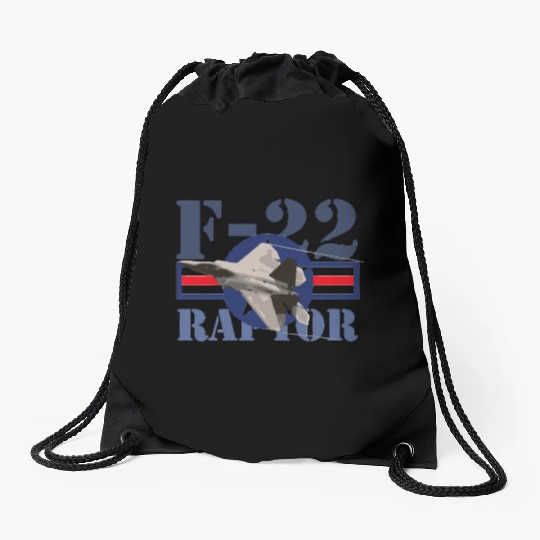 F 22 Raptor USAF Drawstring Bags