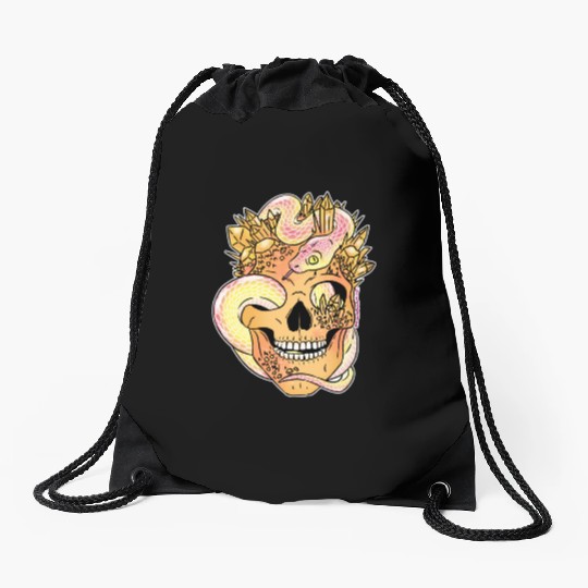 Skull Candy Drawstring Bags