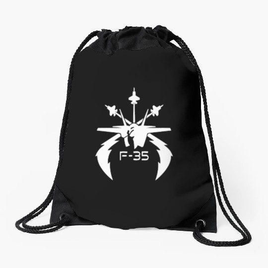 F 35 Drawstring Bags