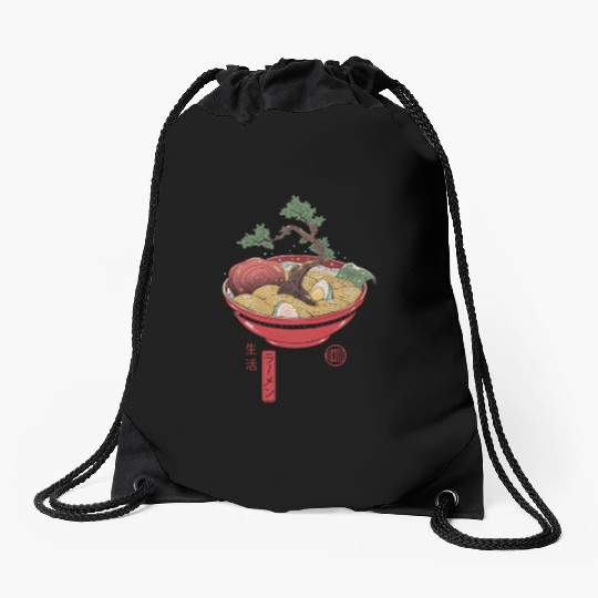 Ramen Drawstring Bags