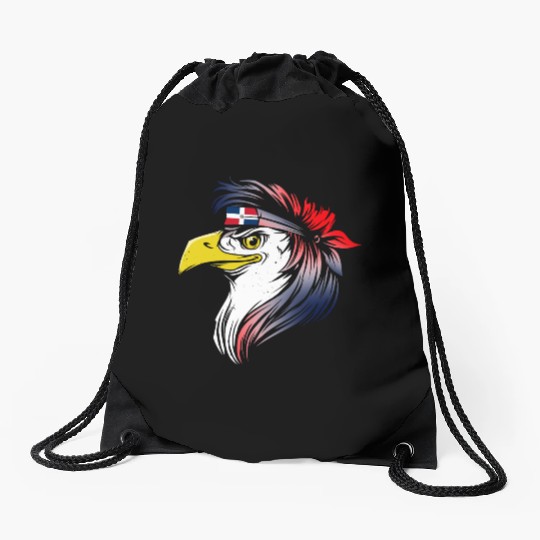 Dominican Republic Drawstring Bags