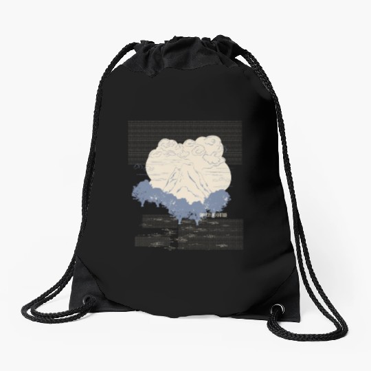 Ying And Yang Peace Of Mind Yoga Sayings Drawstring Bags
