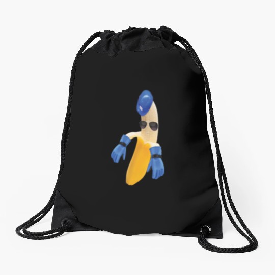 Engineering Banana // Prowess with fruity charm Drawstring Bags