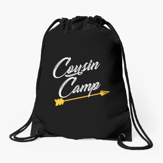 Cousin Camp Arrow Drawstring Bags