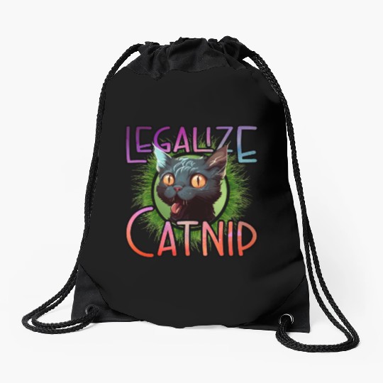 Legalize Catnip Drawstring Bags