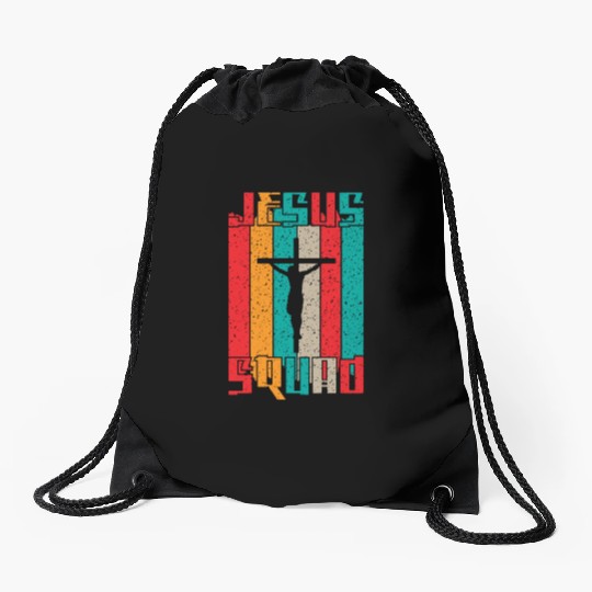 Jesus Squad Love Jesus Christian Christmas Drawstring Bags